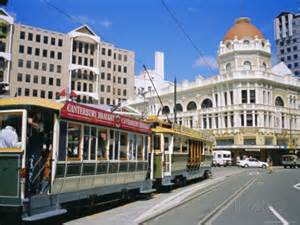 Downtown Christchurch, South Island New Zealand