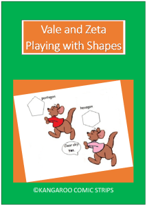 Vale and Zeta Playing with Shapes